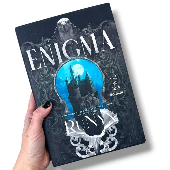 Enigma: A Dark Academia Romance By: RUNYX Special Edition Hardcover Book - Picture 3 of 8